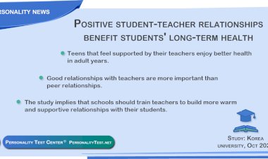 Positive student-teacher relationships benefit students' long-term health.