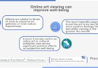 Online art viewing can improve well-being